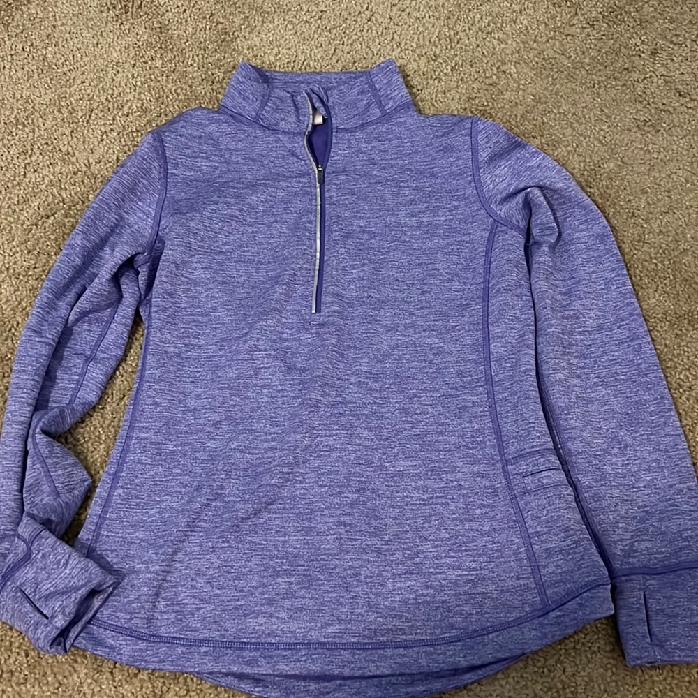 Lucy 1/4 zip, purple